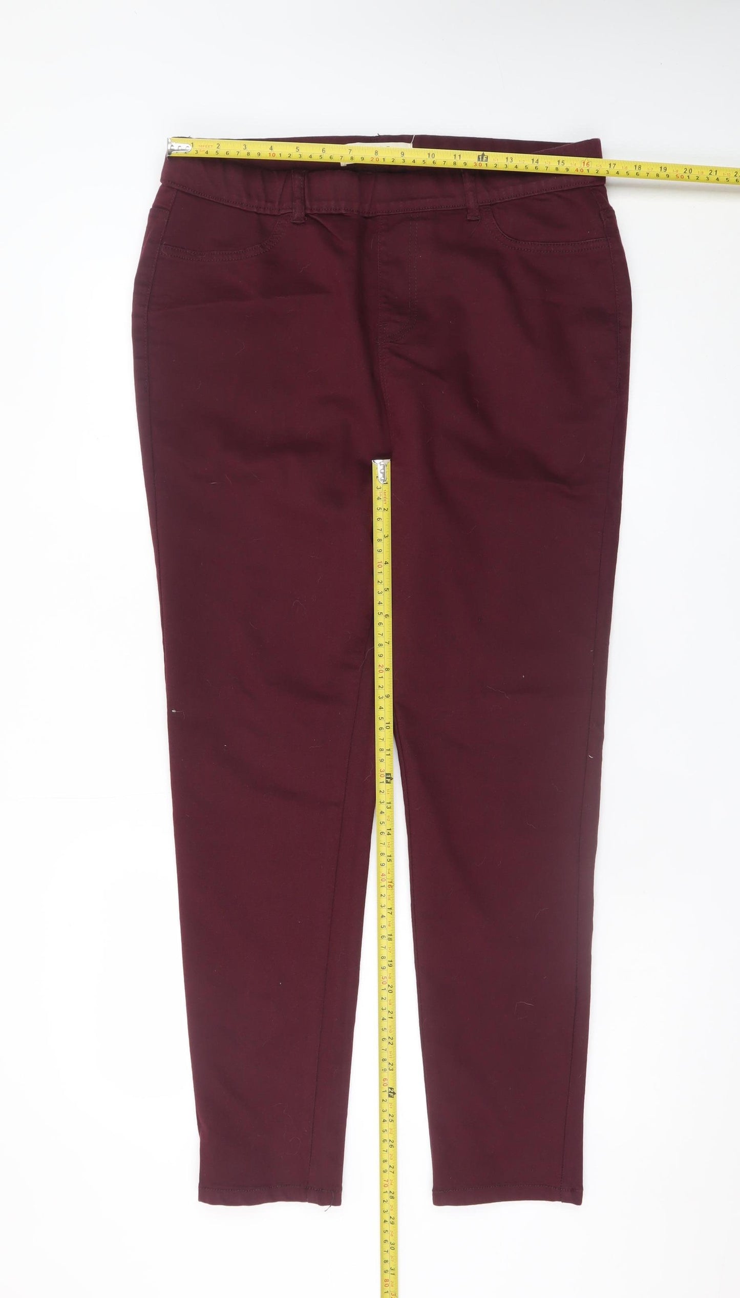 Yours Women’s Purple Skinny Stretch Jeans Size 18