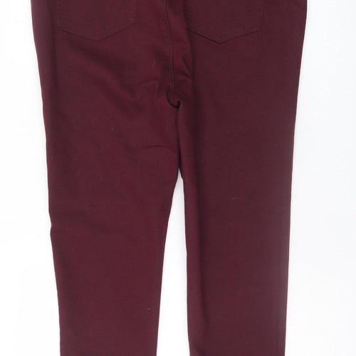 Yours Women’s Purple Skinny Stretch Jeans Size 18