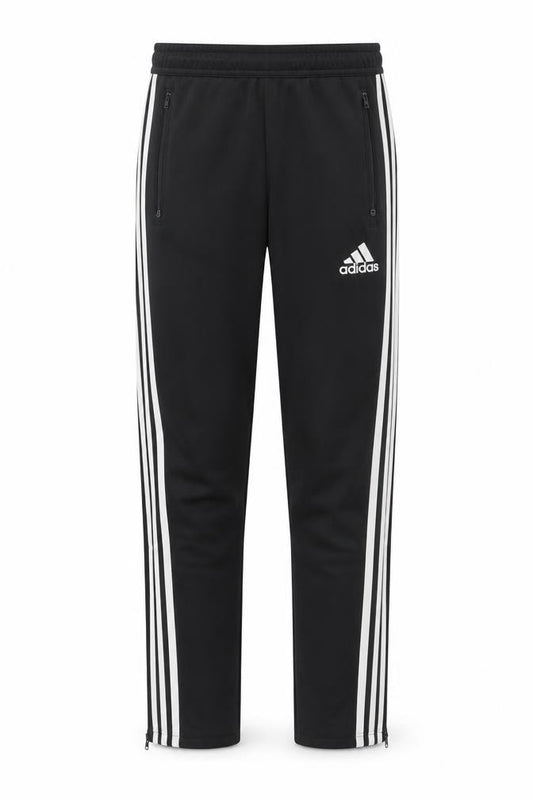 Adidas Boys Black Jogger Trousers 16 Years Climalite Sportswear