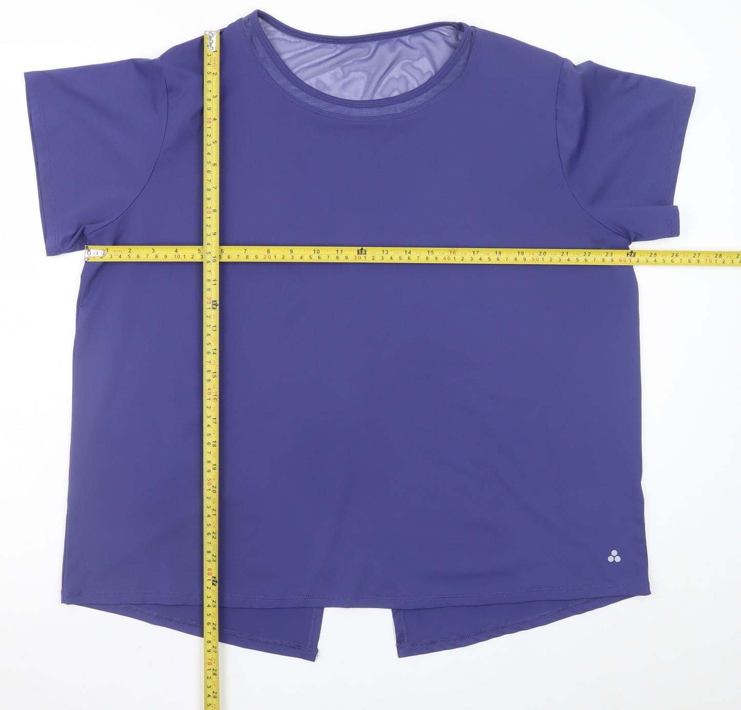 Dunnes Stores Women Purple XL Short Sleeve Stretch T-Shirt