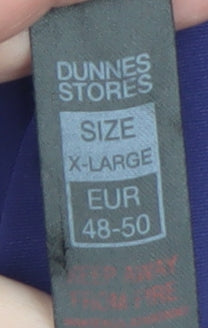 Dunnes Stores Women Purple XL Short Sleeve Stretch T-Shirt