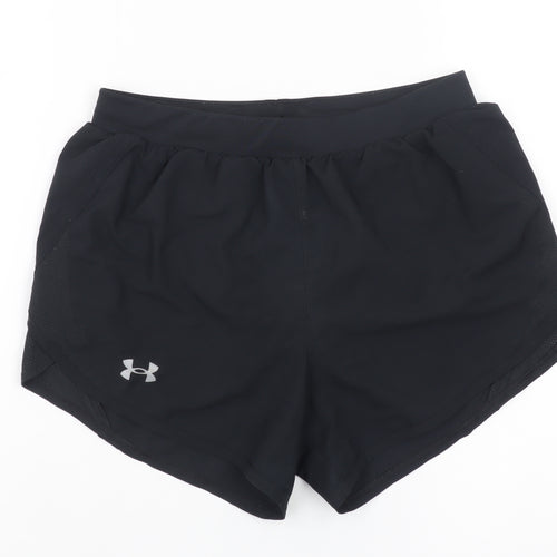 Under Armour Womens Black XS HeatGear Running Shorts