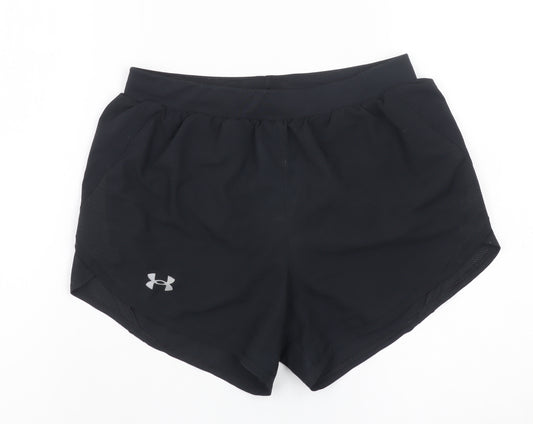 Under Armour Womens Black XS HeatGear Running Shorts