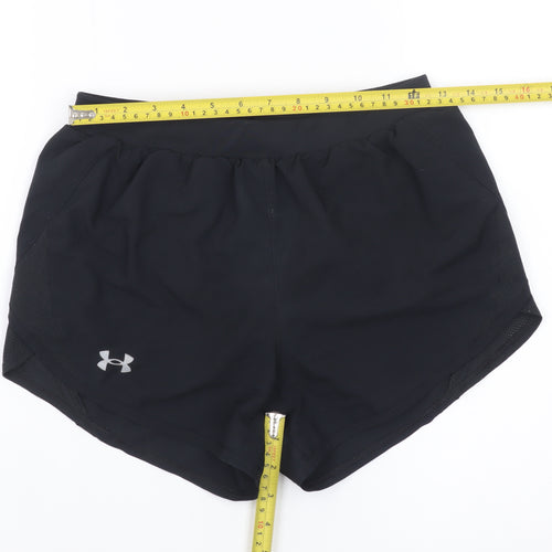 Under Armour Womens Black XS HeatGear Running Shorts