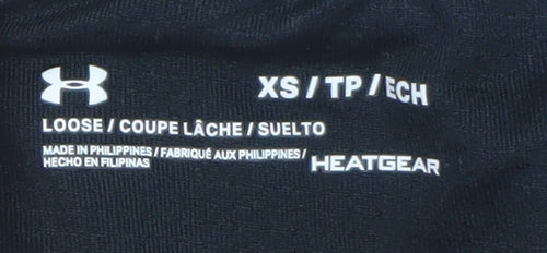 Under Armour Womens Black XS HeatGear Running Shorts