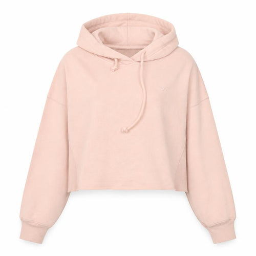 Hollister Womens Pink Pullover Hoodie Medium Cotton Blend