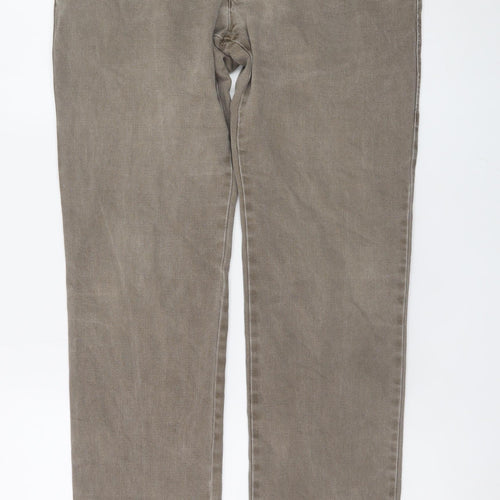 Bugatti Men Beige Straight Regular Fit Corduroy Jeans 36W 30L