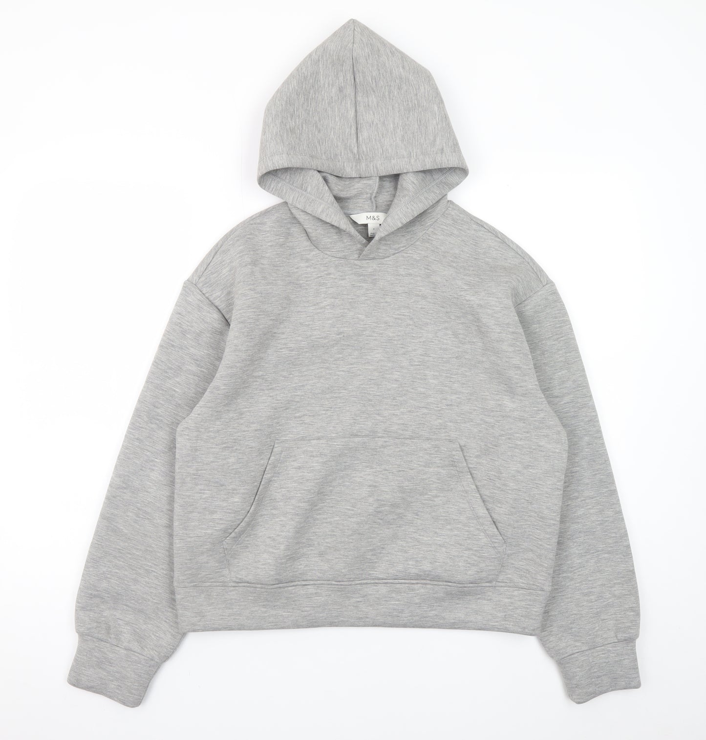 Marks and Spencer Men’s Grey Pullover Hoodie Small Regular Fit