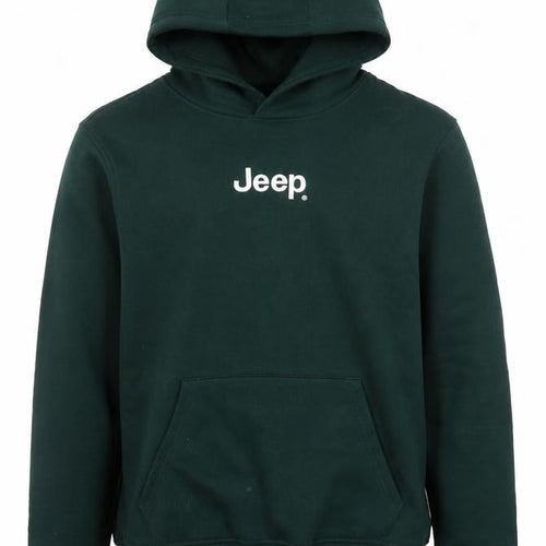Jeep Mens Green XS Pullover Hoodie with Winter Graphic Print