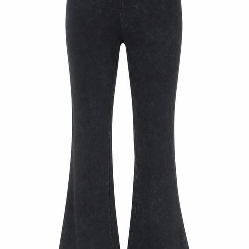 Reclaimed Vintage Women's Black Flared Leggings Size 10