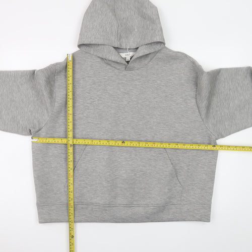 Marks and Spencer Mens Grey Pullover Hoodie Size L Regular Fit