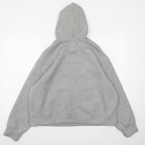 Marks and Spencer Mens Grey Pullover Hoodie Size L Regular Fit