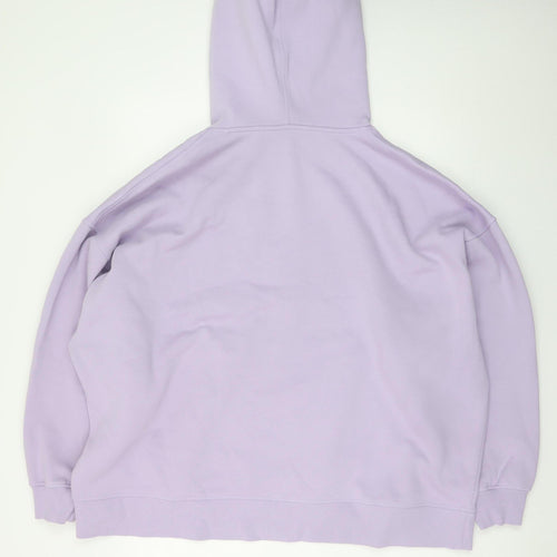 Marks and Spencer Mens Purple Pullover Hoodie Fleece XL