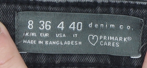 Primark Women’s Black Skinny Jeans Size 8 Slim Fit Denim