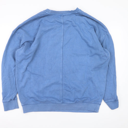 Marks and Spencer Men's Blue NYC Sweatshirt Small Crew Neck Pullover