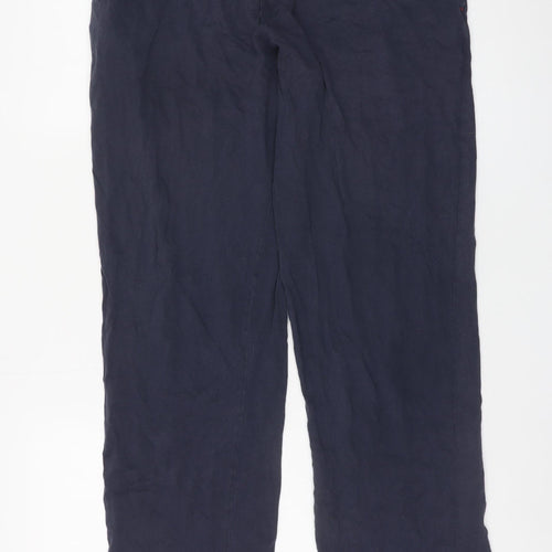 Tommy Hilfiger Men Blue M Lounge Pants Elastic Waist Jersey Cotton