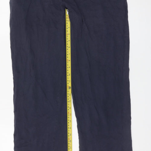 Tommy Hilfiger Men Blue M Lounge Pants Elastic Waist Jersey Cotton