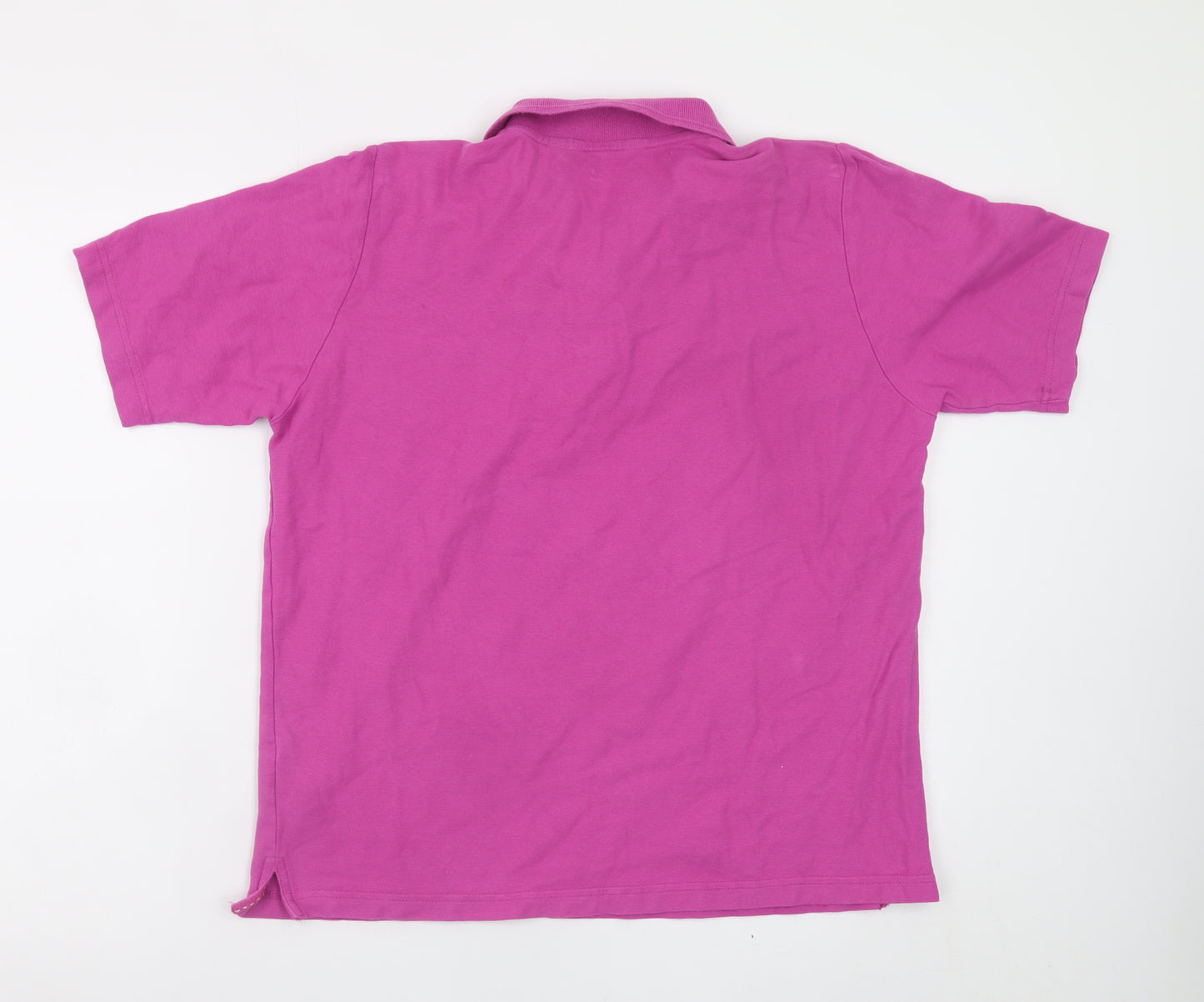Isle Essentials Women’s Pink Polo Short Sleeve Cotton Top Size 18-20