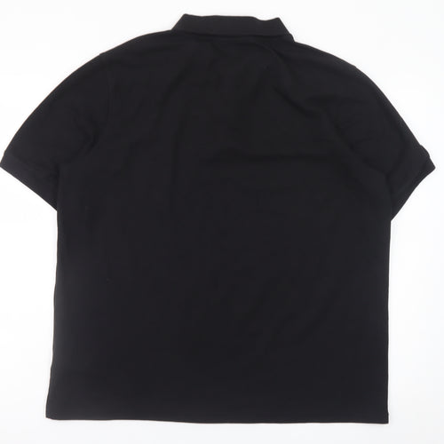 Slazenger Men's Black Polo Shirt XL Regular Fit Sports Top