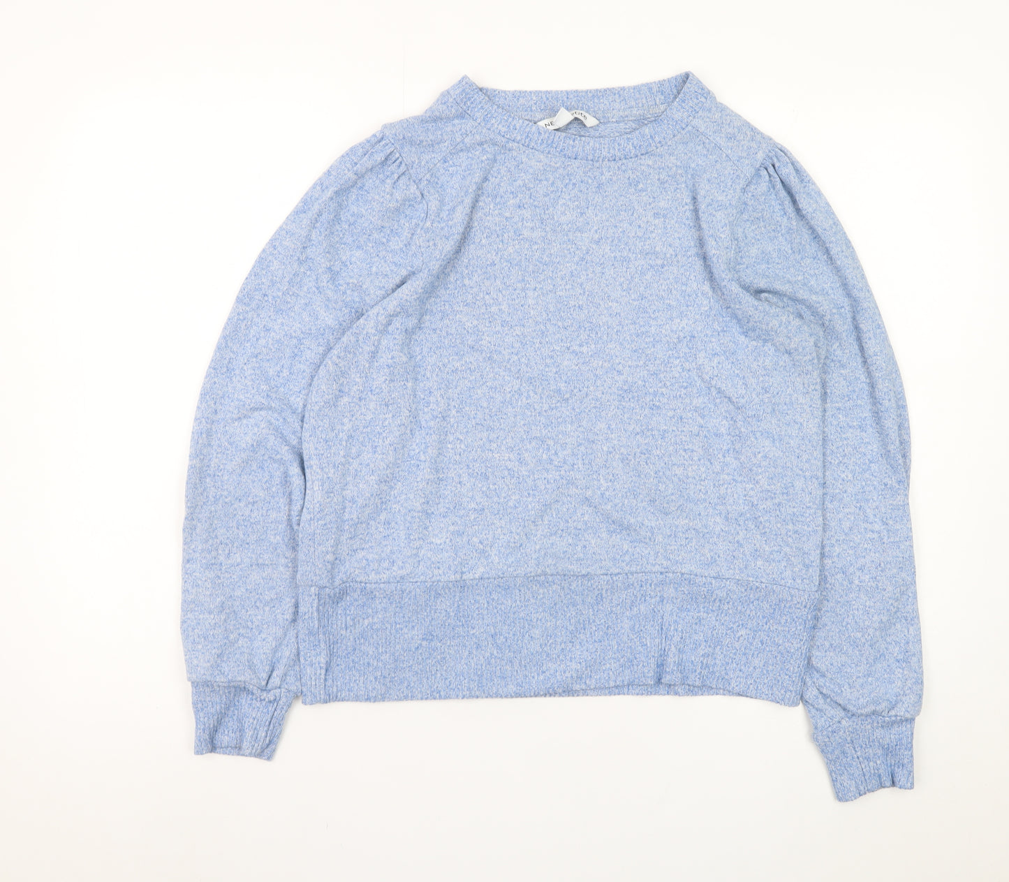 NEXT Women Blue Crew Neck Long Sleeve Pullover Jumper Size 14
