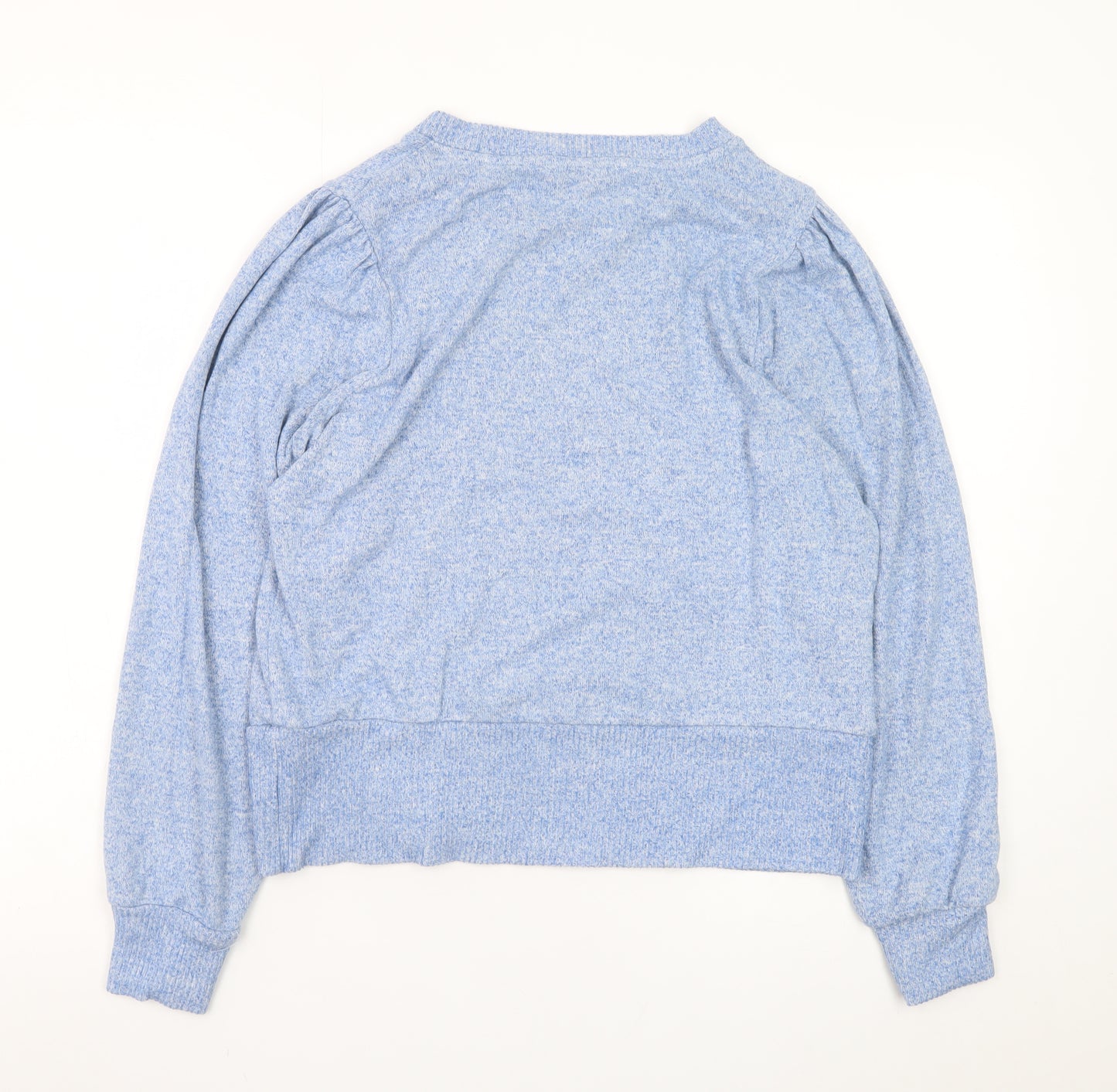NEXT Women Blue Crew Neck Long Sleeve Pullover Jumper Size 14