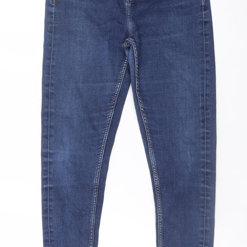 Marks and Spencer Women Blue Size 10 Skinny Stretch Jeans