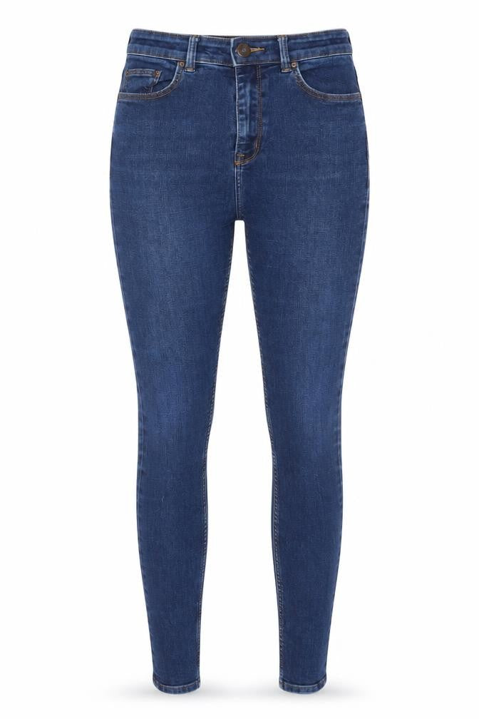 Marks and Spencer Women Blue Size 10 Skinny Stretch Jeans