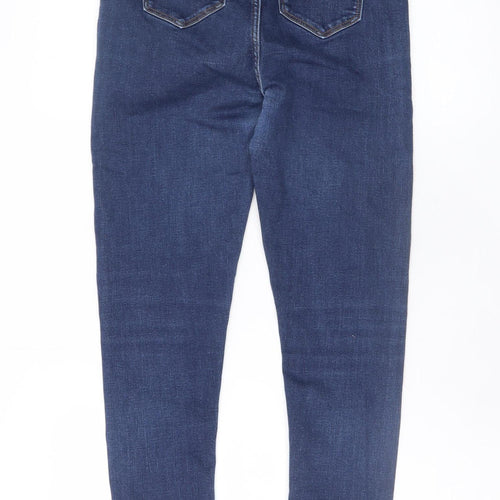 Marks and Spencer Women Blue Size 10 Skinny Stretch Jeans