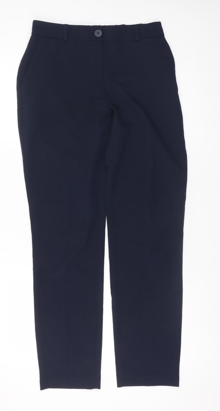 Dunnes Women’s Black Size 8 Straight Leg Tailored Trousers