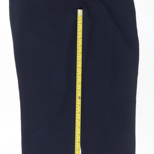 Dunnes Women’s Black Size 8 Straight Leg Tailored Trousers