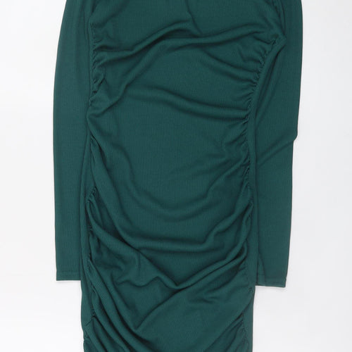 I Saw It First Women’s Green Long Sleeve Bodycon Dress UK 8
