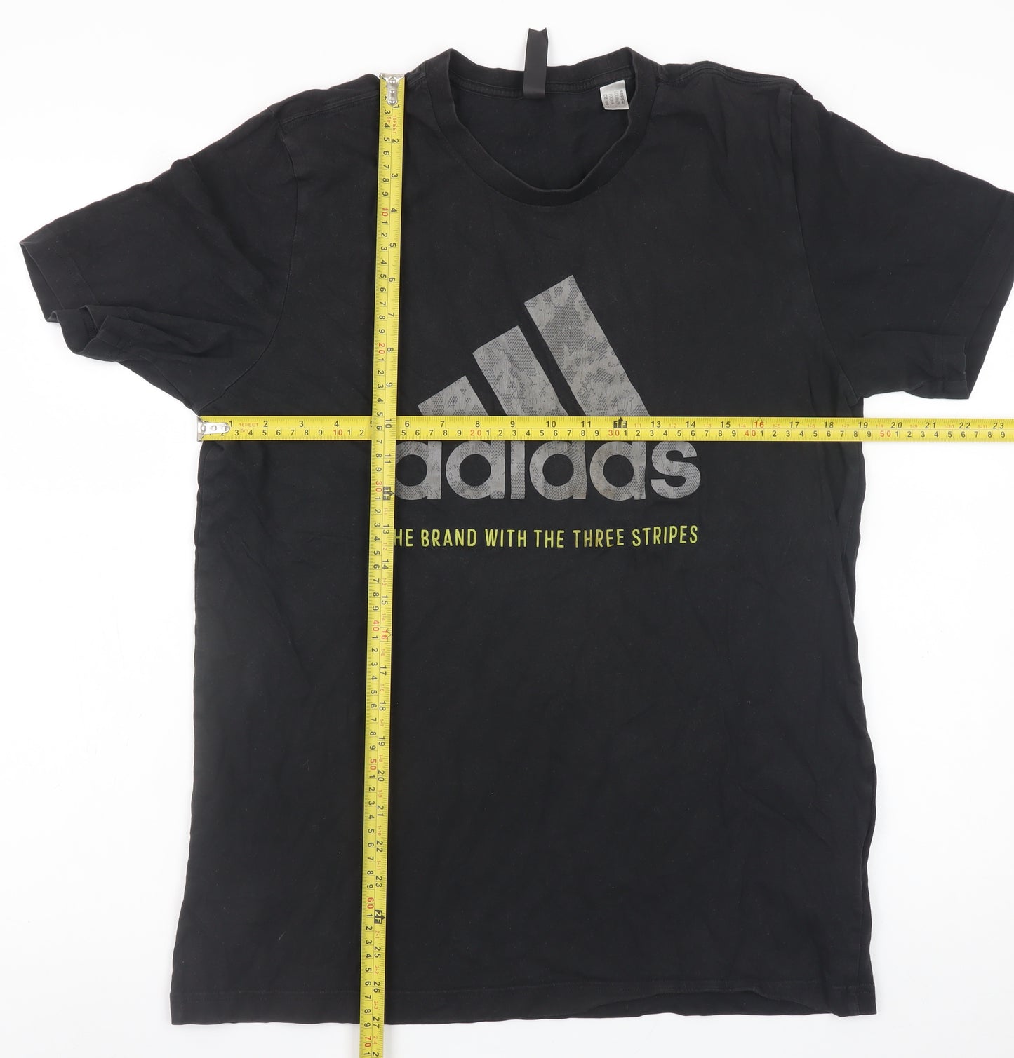 Adidas Men's Black Crew Neck Short Sleeve T-Shirt Size M