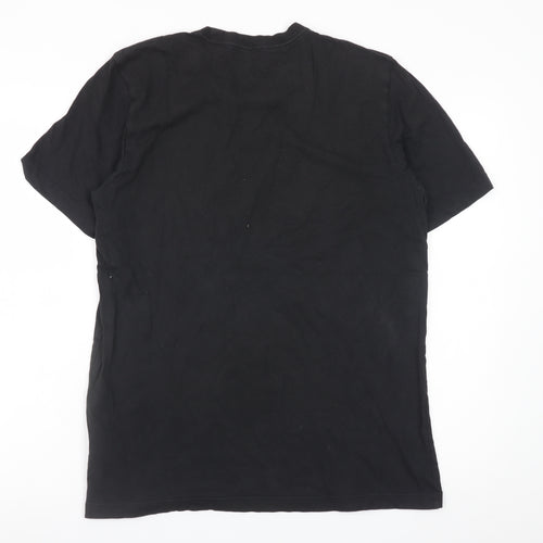 Adidas Men's Black Crew Neck Short Sleeve T-Shirt Size M