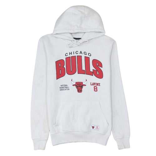 Primark NBA Men’s White Chicago Bulls Lavine 8 Pullover Hoodie XS