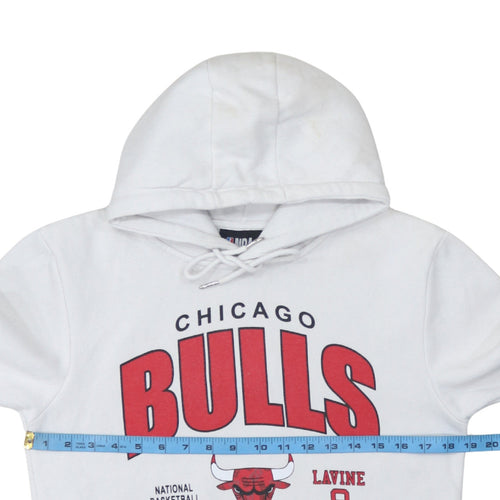 Primark NBA Men’s White Chicago Bulls Lavine 8 Pullover Hoodie XS