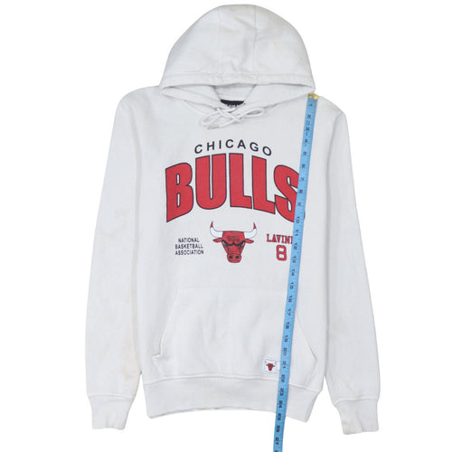 Primark NBA Men’s White Chicago Bulls Lavine 8 Pullover Hoodie XS