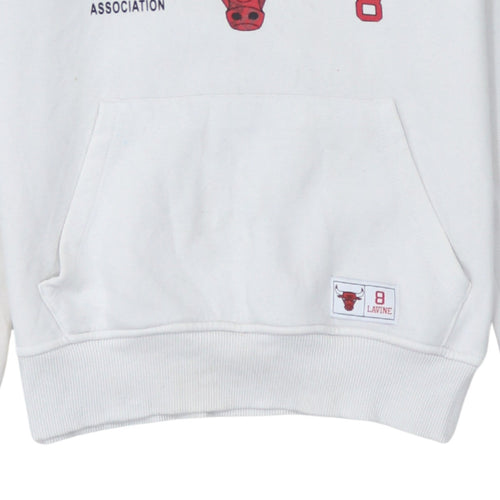 Primark NBA Men’s White Chicago Bulls Lavine 8 Pullover Hoodie XS