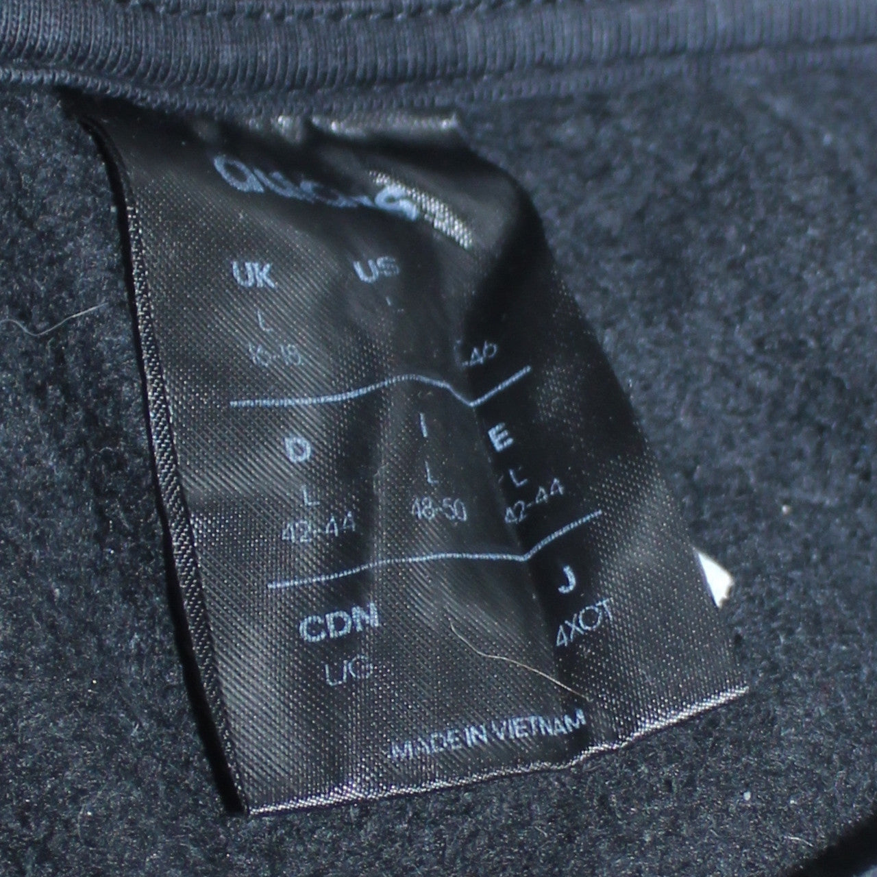 Adidas Women Black Crew Neck Long Sleeve Pullover Sweatshirt L