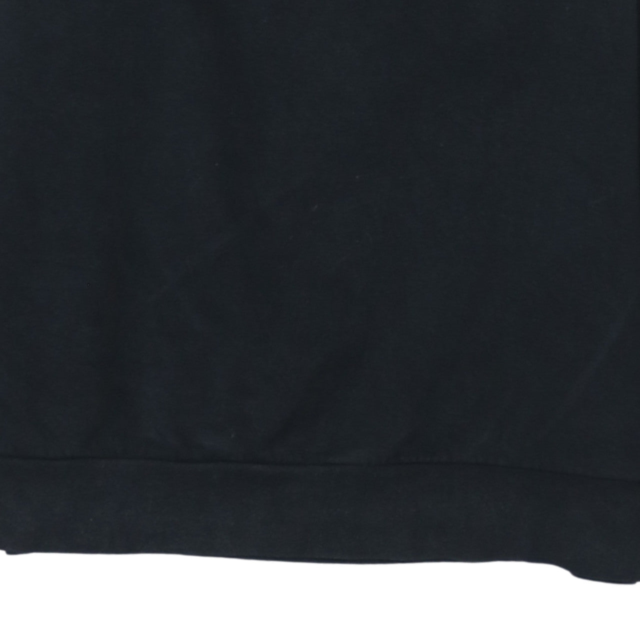 Adidas Women Black Crew Neck Long Sleeve Pullover Sweatshirt L
