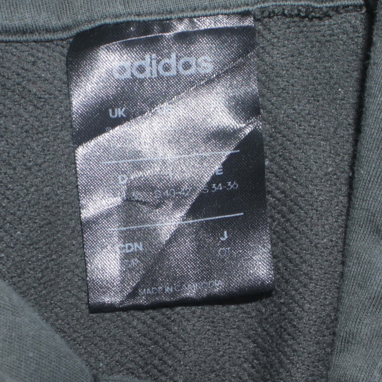 Adidas Womens Black Pullover Hoodie Size 14 Long Sleeve Logo Print