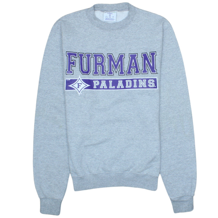 Champion Men’s Grey Furman Paladins Sweatshirt XS Regular Fit