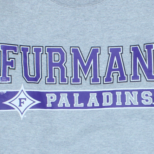 Champion Men’s Grey Furman Paladins Sweatshirt XS Regular Fit