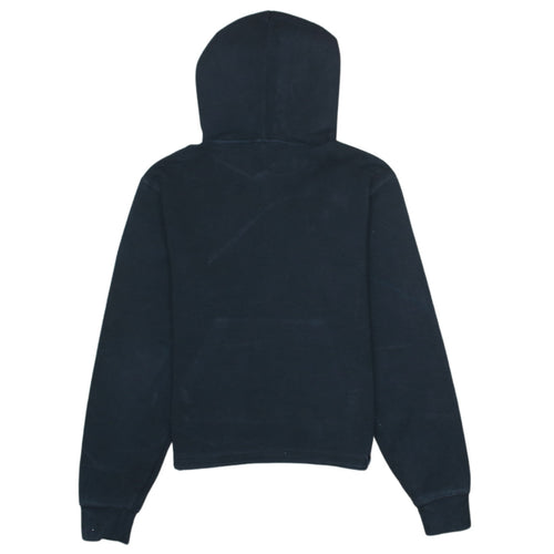 Adidas Womens Black XS Pullover Hoodie with Logo Print