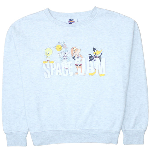 Primark Women’s Grey Space Jam Crew Neck Sweatshirt Size S