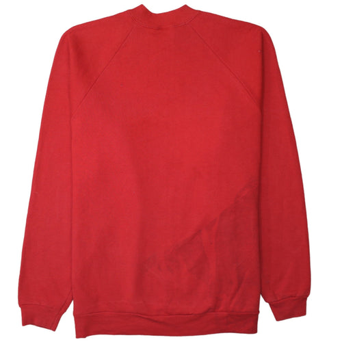 Fruit of the Loom Men's Red NBA 2Ball Sweatshirt XL Retro 90s Pullover