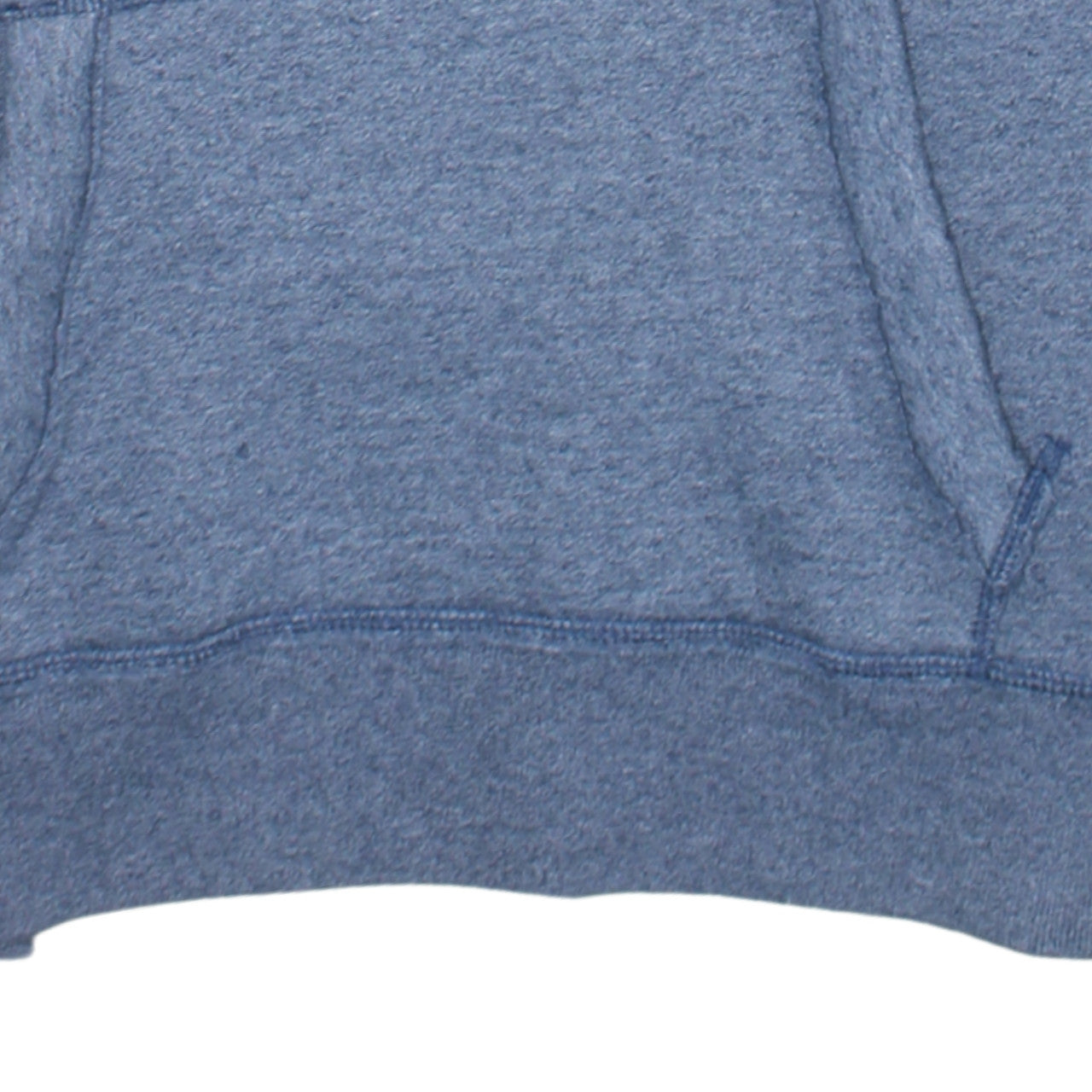 Hollister Men Blue Pullover Hoodie S Fleece Logo Regular Fit