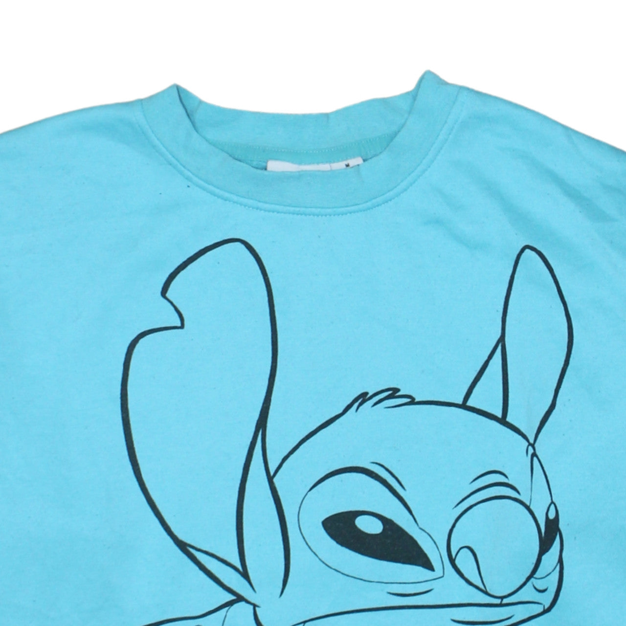 Disney Women's Blue Stitch Pullover Sweatshirt Size M