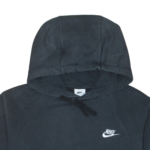 Nike Men's Black Pullover Hoodie S Fleece Sportswear Regular Fit