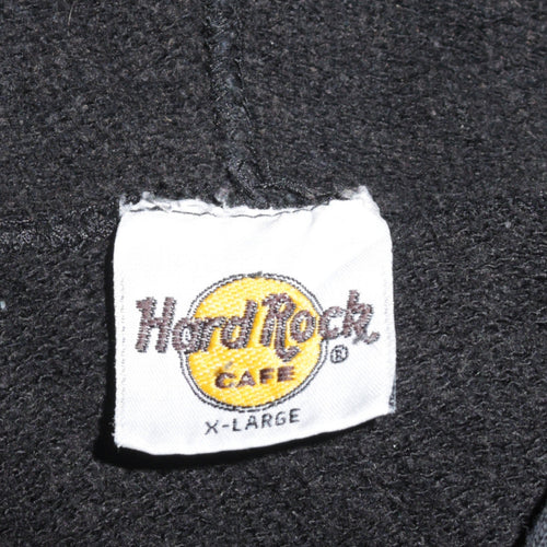 Hard Rock Cafe Edinburgh Black XL Women's Pullover Hoodie Sweatshirt