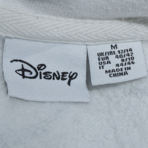 Disney Primark Women White Mickey Mouse Print Sweatshirt Size 12/14 M